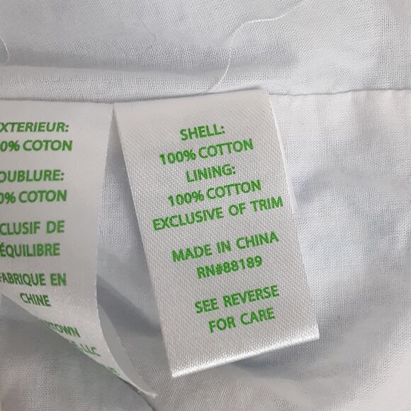 Lilly Pulitzer Lyssa Notch Shift Dress Resort White Lucky Trunks Womens 4 18163 - Picture 8 of 13